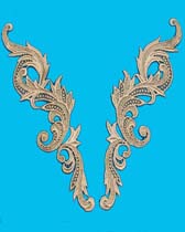 Páros csipke rátét - BRÜLÉ 0164 (test)